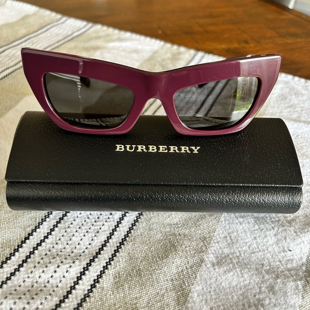 Burberry Purple and Black Sunglasses Accessories